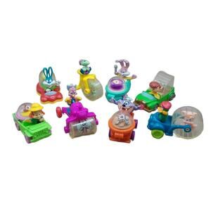 Vintage McDonald's 1992 Tiny Toon Wacky Rollers Complete Set of 8
